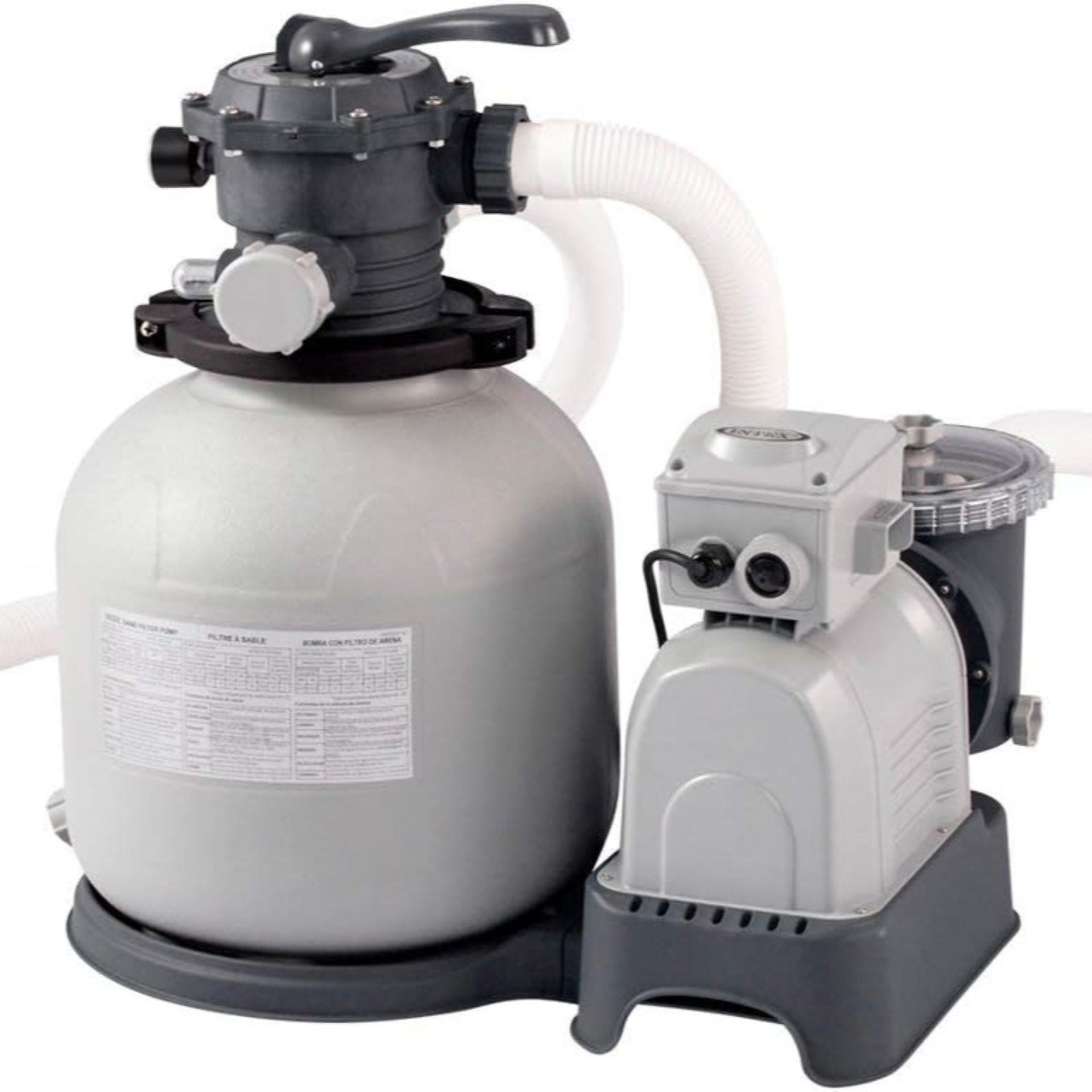 Intex 32ft x 16ft x 52" Rectangular Ultra XTR Metal Frame Pool with Sand Filter Pump, Ladder, Ground Cloth and Cover