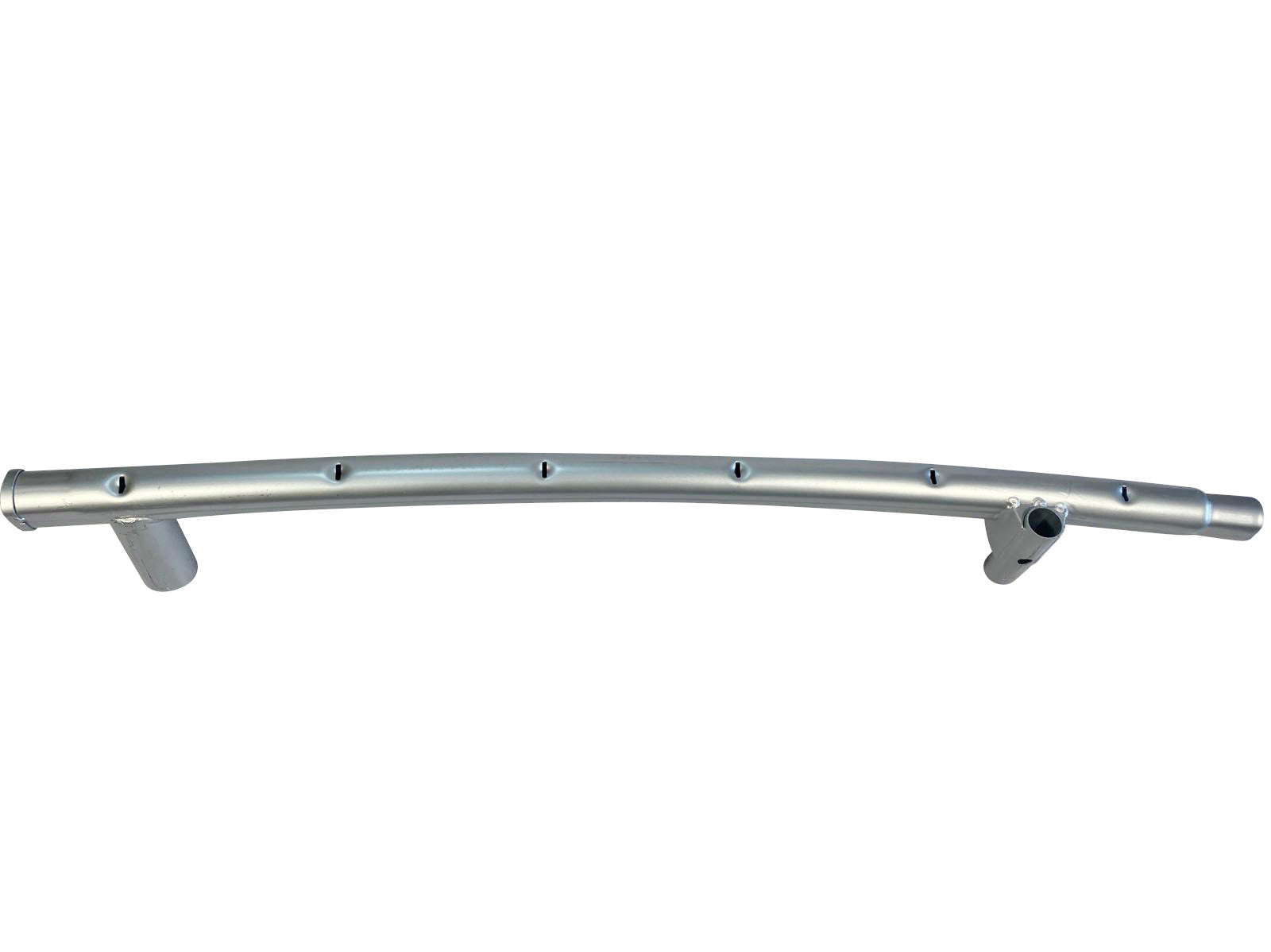 Ultima 5 15ft x 10ft Rectangular Trampoline Part Number 26 - Curved Top Rail with Leg Socket and Pole Socket (Left)