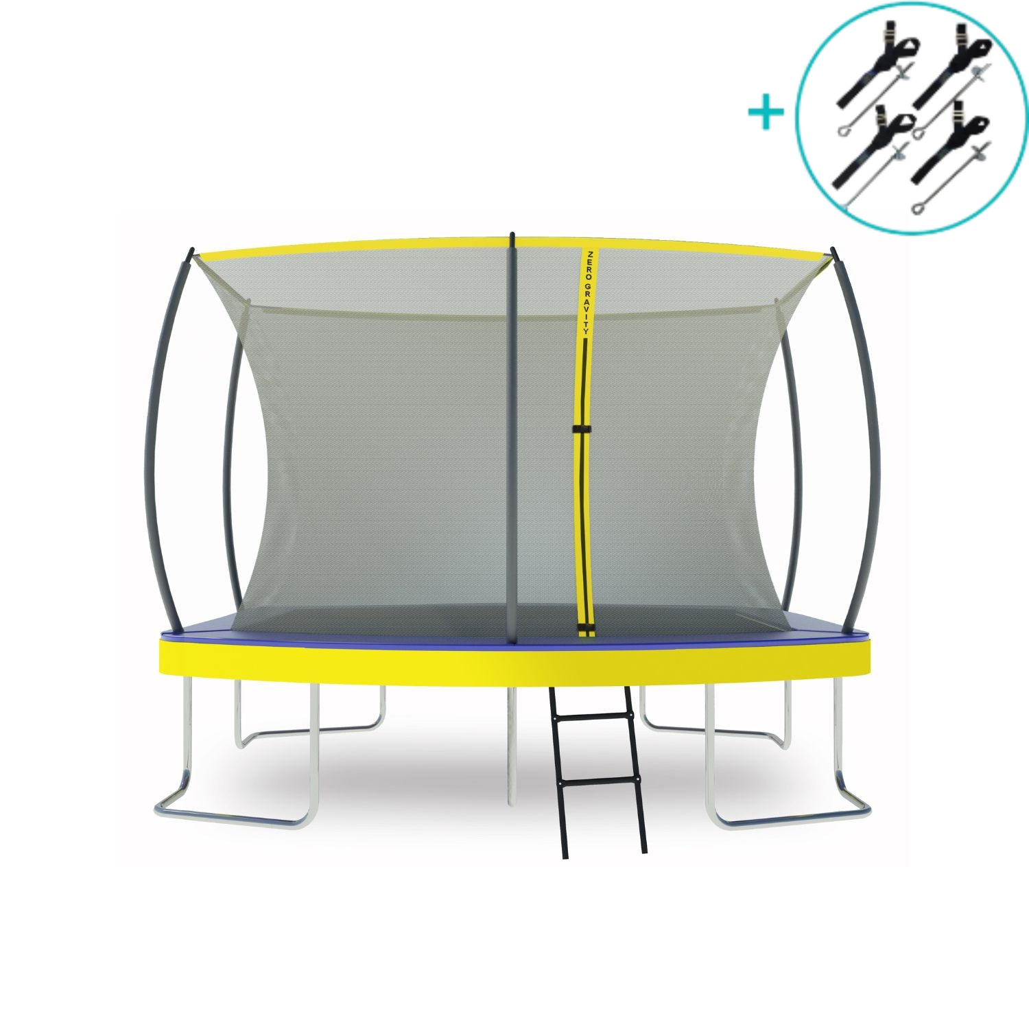 Zero Gravity Ultima 5 10ft x 7ft Rectangular Trampoline and Enclosure