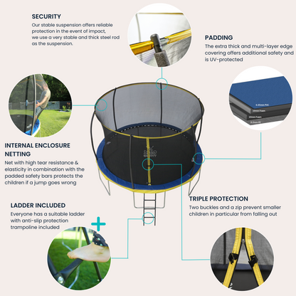 Zero Gravity Ultima 4 6ft Trampoline and Enclosure Bundle