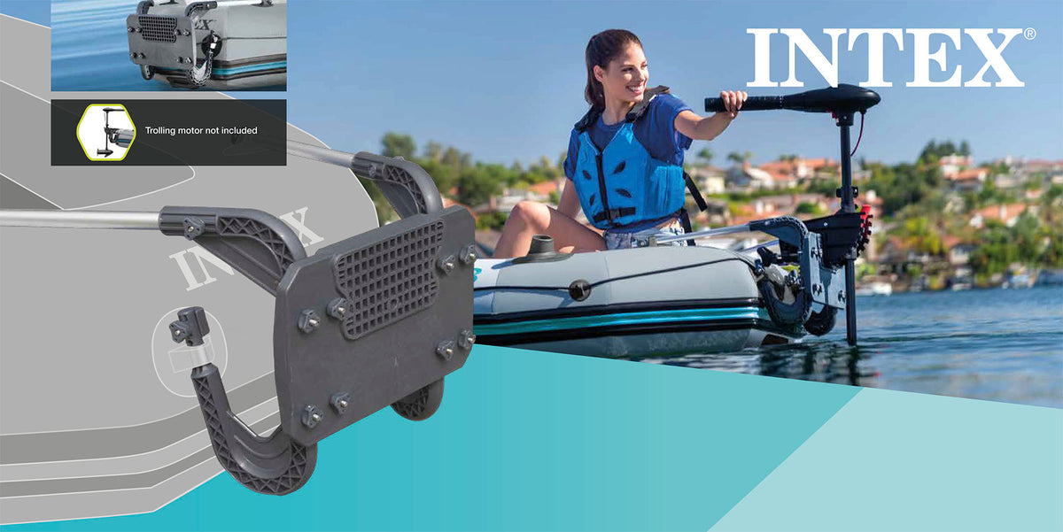 INTEX Outboard Motor Mount Kit – Heavy-Duty Motor Support for Inflatable Boats - 68624