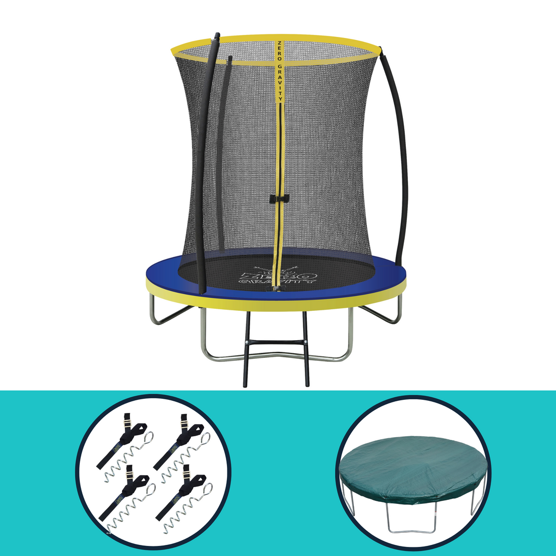 Zero Gravity Ultima 4 6ft Trampoline and Enclosure Bundle