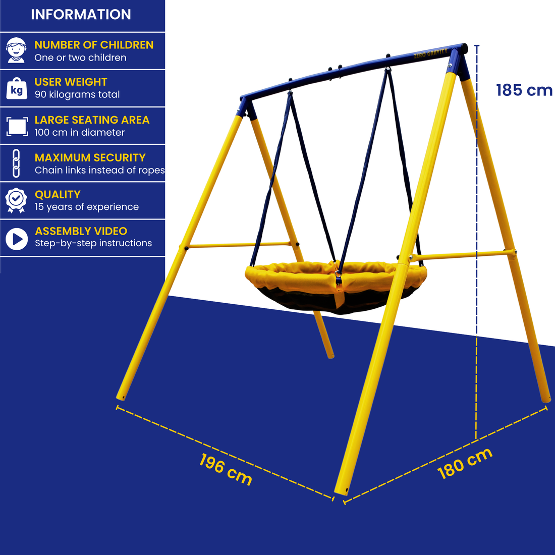 Zero Gravity UFO Swing Set