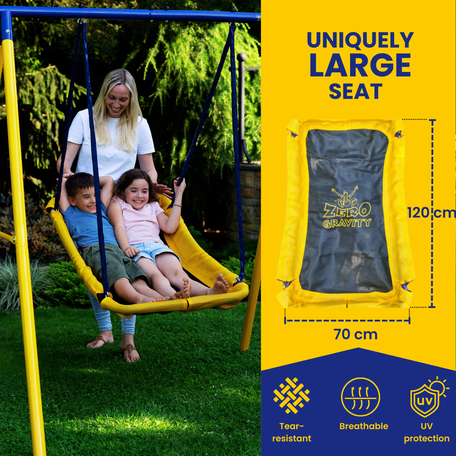 Zero Gravity Magic Carpet Swing Set