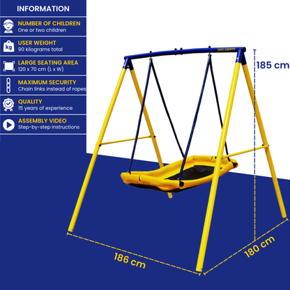 Zero Gravity Magic Carpet Swing Set