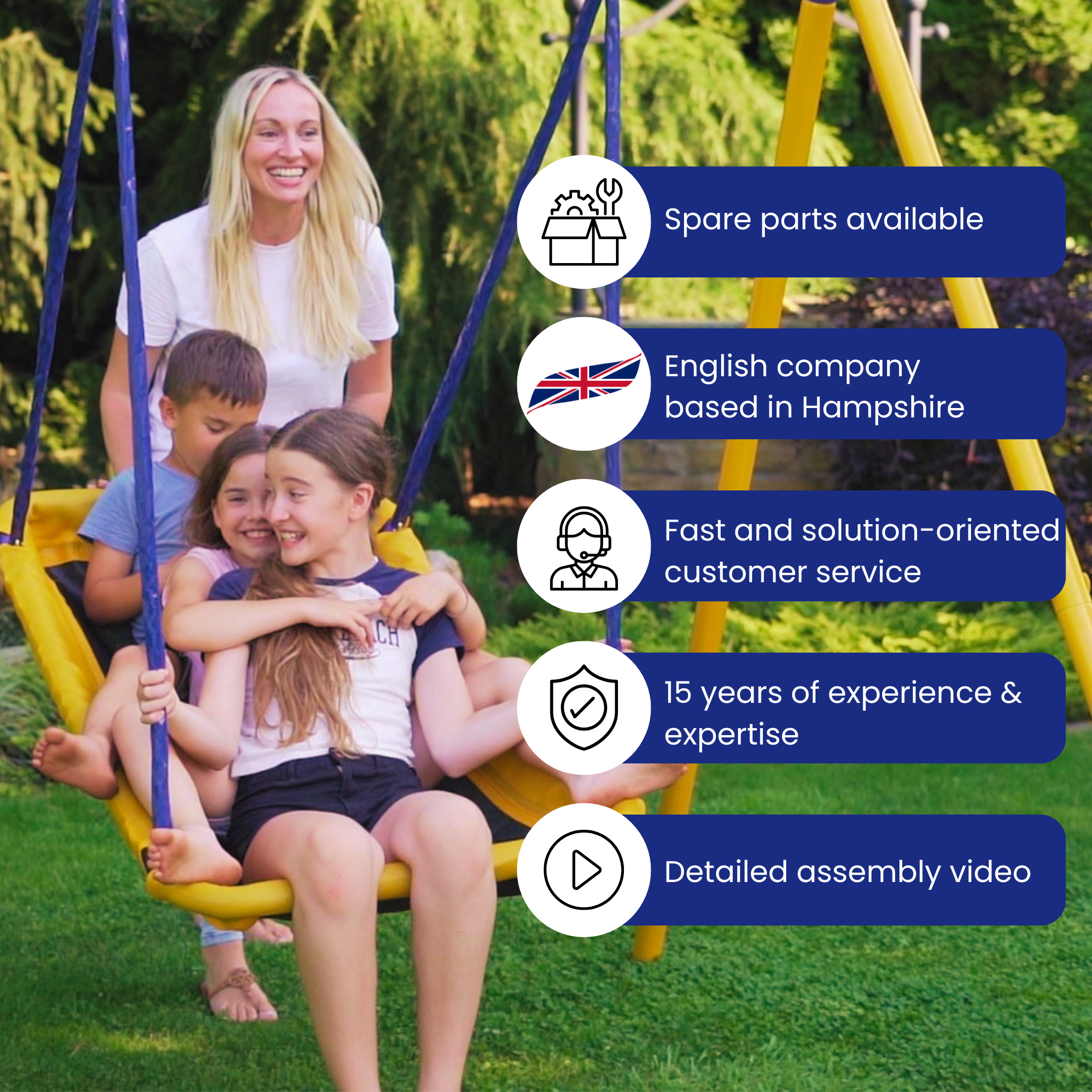 Zero Gravity Magic Carpet Swing Set
