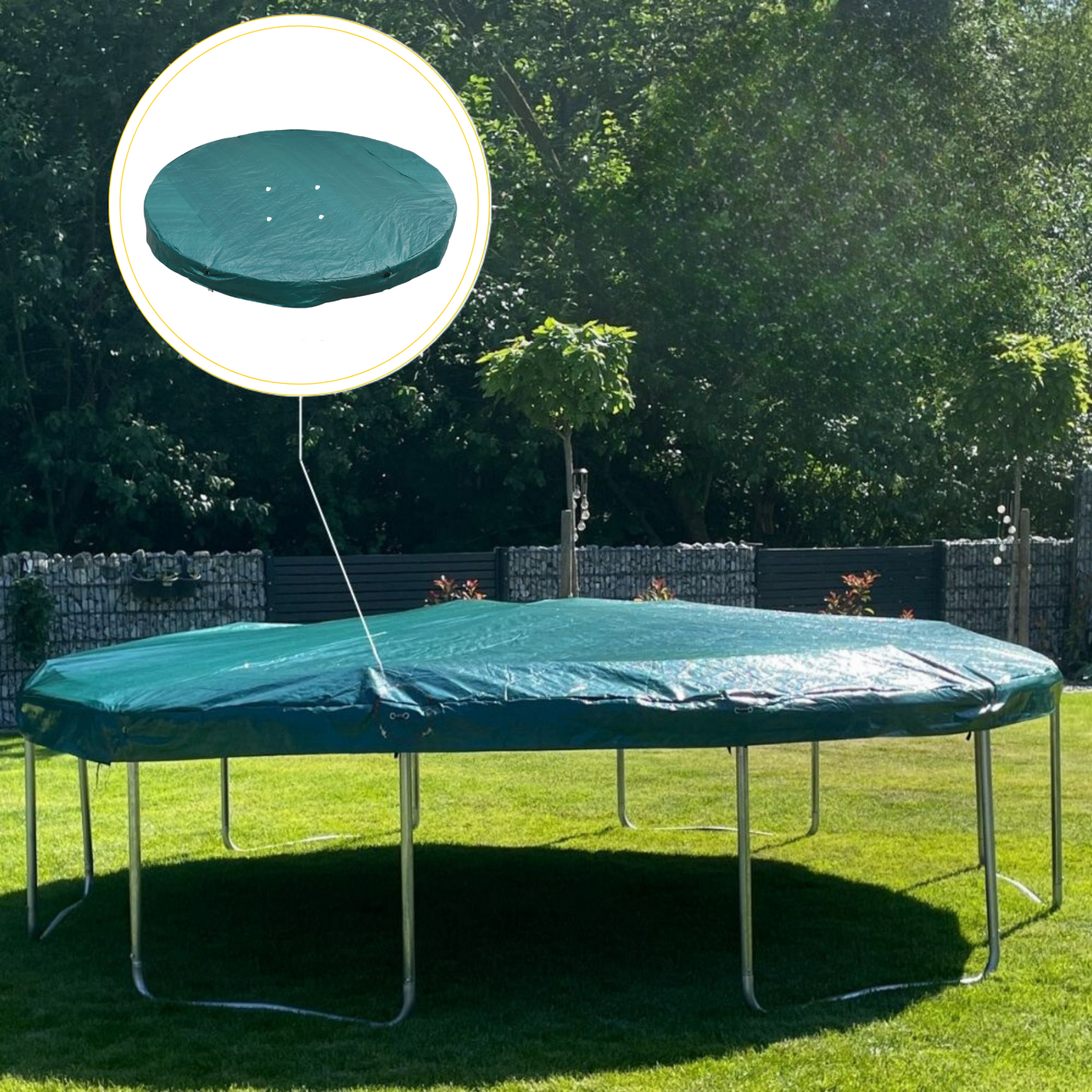Trampoline cover for winter best sale