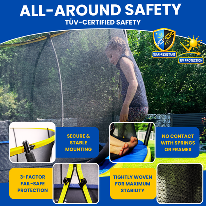 Zero Gravity Ultima 5 15ft x 10ft Rectangular Trampoline and Enclosure
