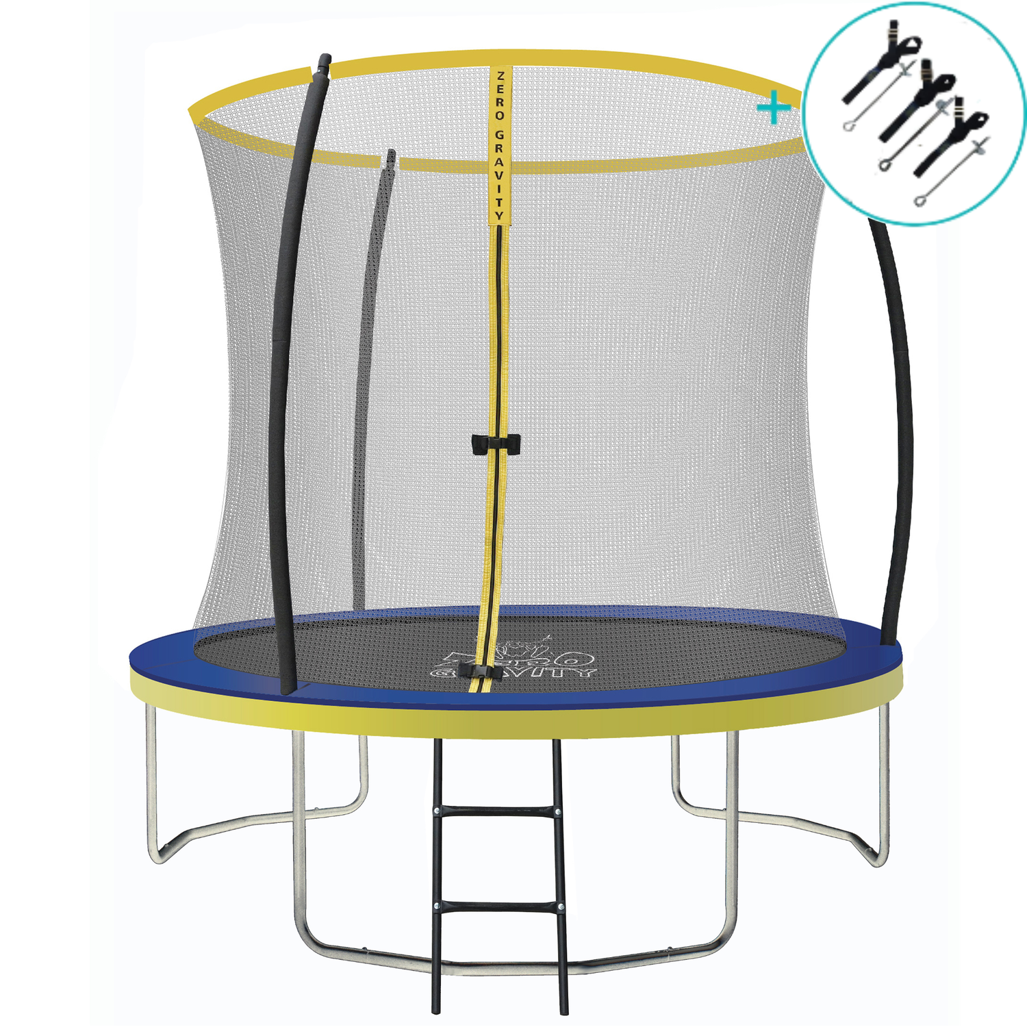 Zero Gravity Ultima 4 8ft Trampoline and Enclosure