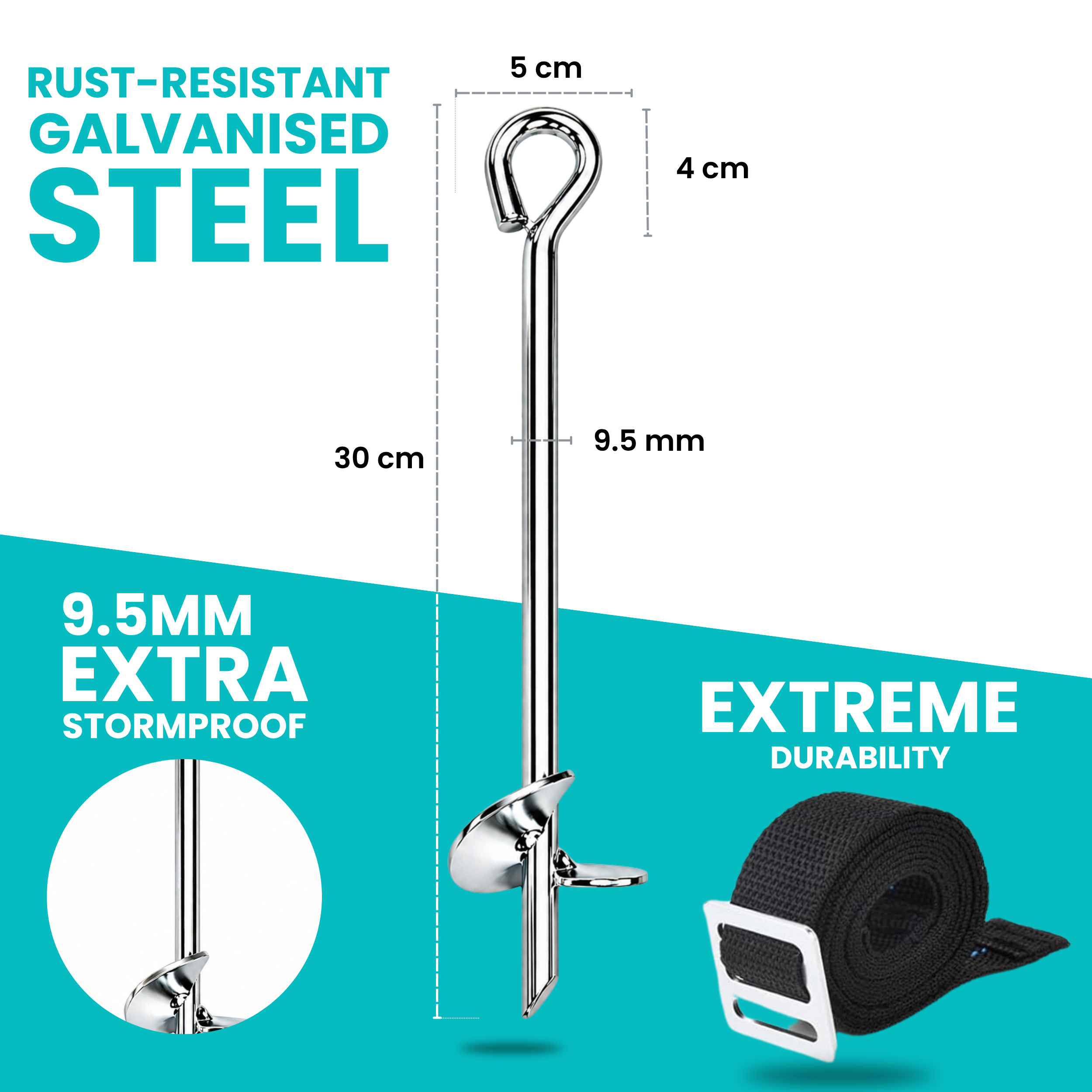 Tie Down Kit - Stake Style