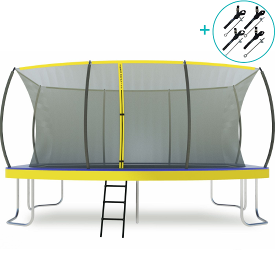 Zero Gravity Ultima 5 15ft x 10ft Rectangular Trampoline and Enclosure