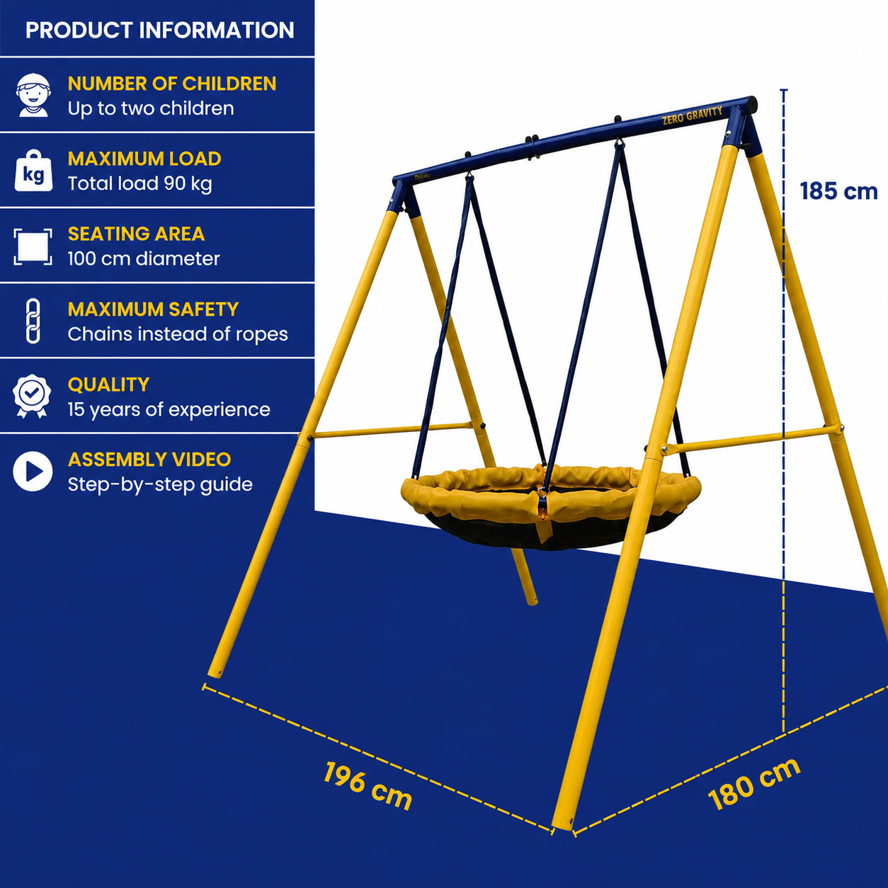 Zero Gravity UFO Swing Set