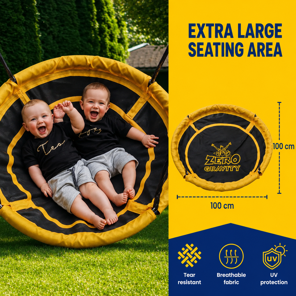 Zero Gravity UFO Swing Set