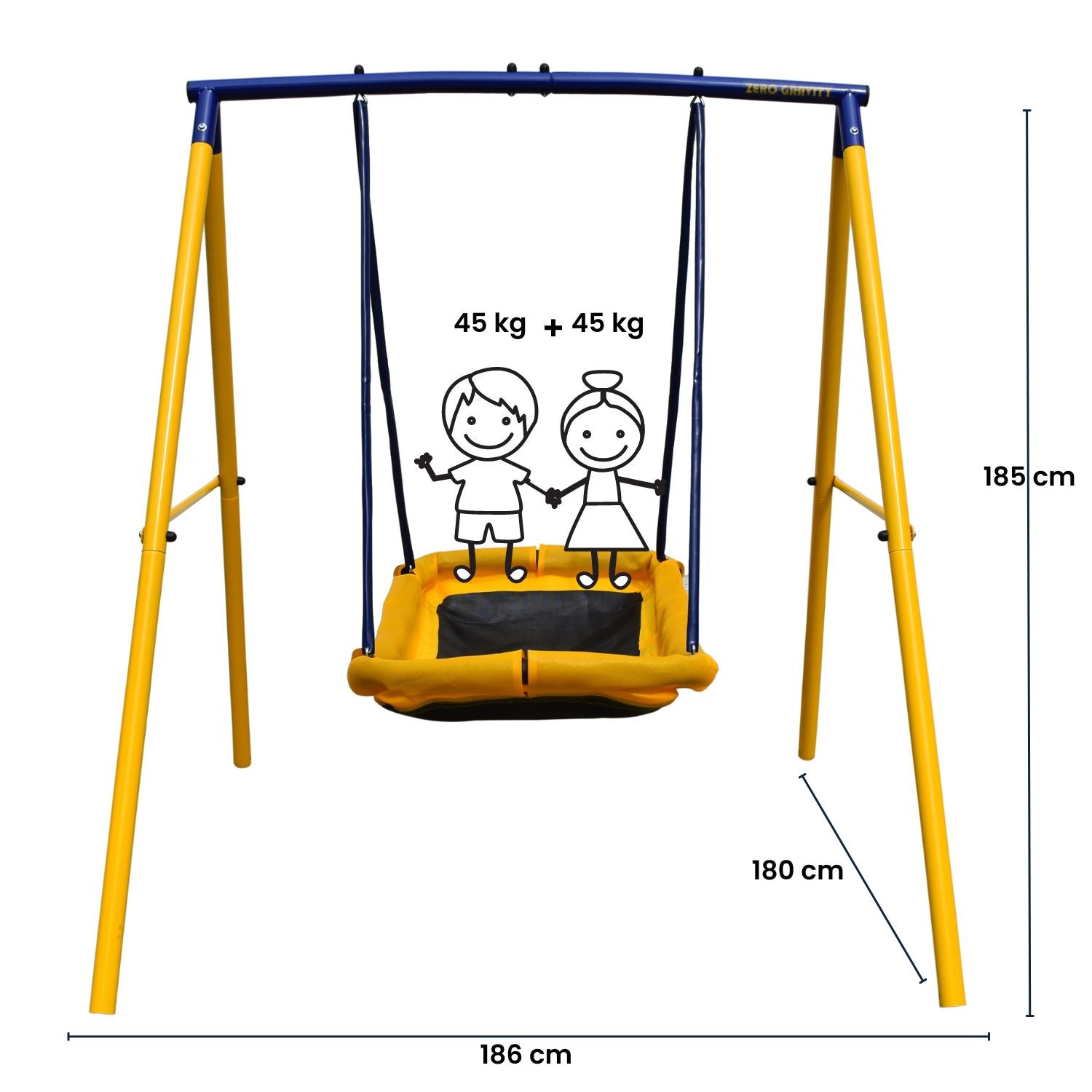 Zero Gravity Magic Carpet Swing Set