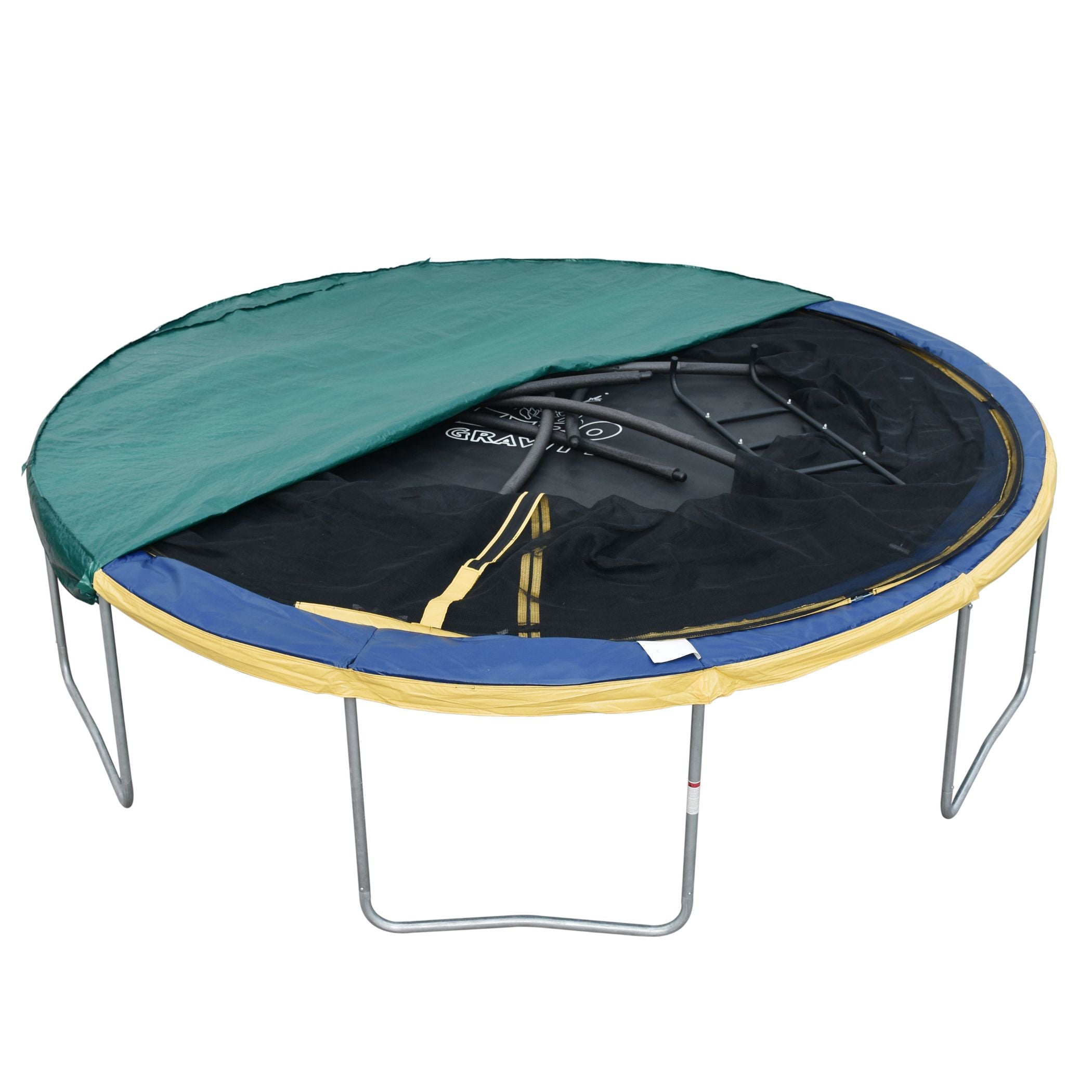6ft 8ft 10ft 12ft 14ft Round Trampoline Cover in Green Zero Gravity